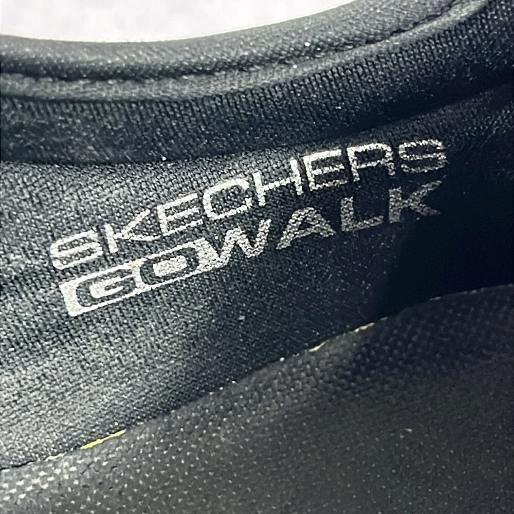 Skechers Go Walk Blossom‎ Wind Classic Washable Sneakers Womens Size 8.5 Black
